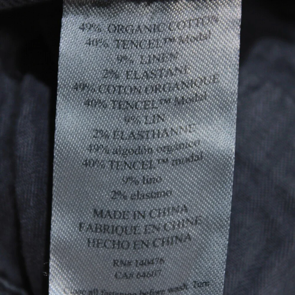 Faherty NWT Chinos / Casual Shorts Size XXL US In Solid Blue Cotton Blend